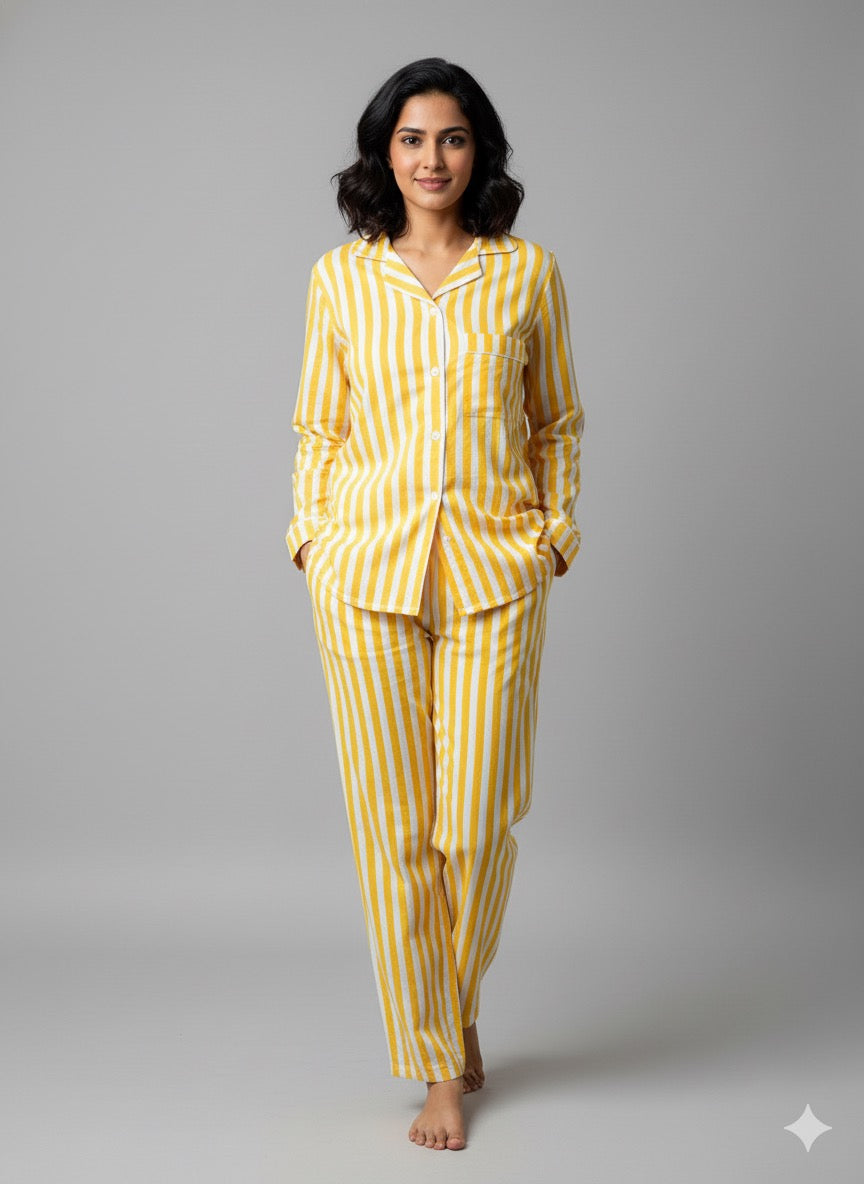 Yellow Striped Set